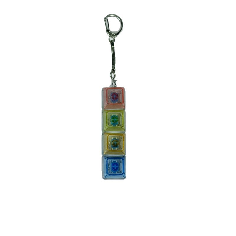 Colourful LED keychain